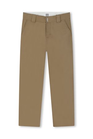 brown cotton trousers GIVENCHY KIDS | H30307263